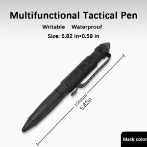 Multifunctional Tactical Pen Outdoor Portable Tungsten Steel Protective Window Pen Men'S Women'S Wolf Pen Body Pen