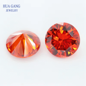 5A Cubic Zirconia Stone Multicolor round Shape Brilliant Cut Loose CZ Stones Synthetic Gems Beads for Jewelry1.0~20Mm AAAAA